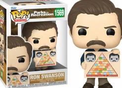 Parks and Recreation - Ron Swanson with Pyramid of Greatness 15th Anniversary Pop! Vinyl Figure
