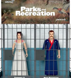 Parks and Recreation - Ron Swanson & Tammy 2 Wedding Night ReAction 3.75” Action Figure 2-Pack