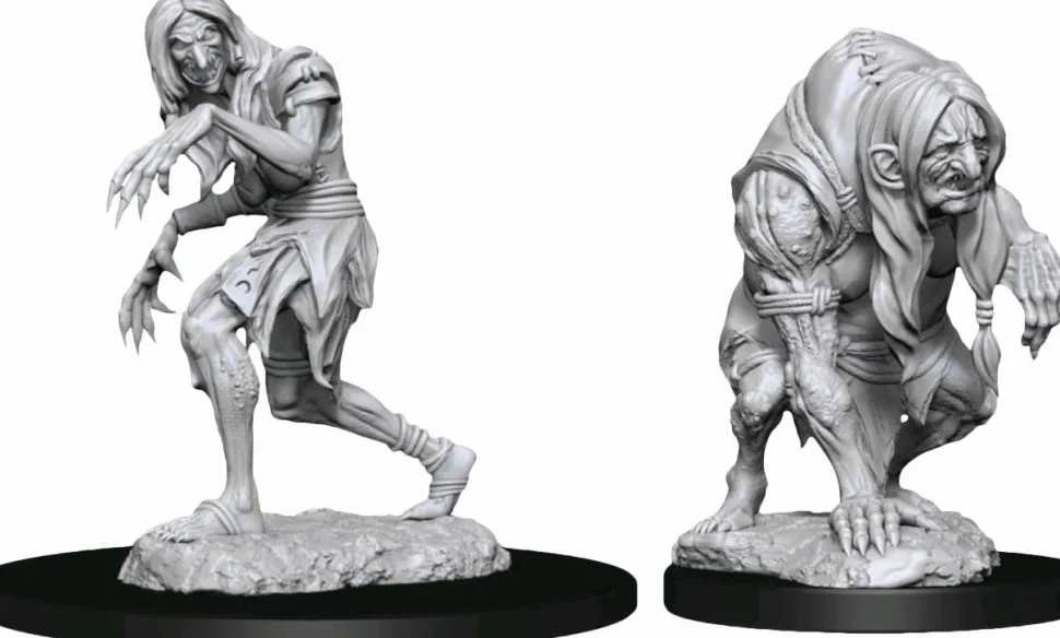 Pathfinder Battles - Annis Hag & Green Hag Deep Cuts Unpainted Miniature Figure