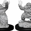 Pathfinder Battles - Female Dwarf Summoner Deep Cuts Unpainted Miniature Figure 2-Pack
