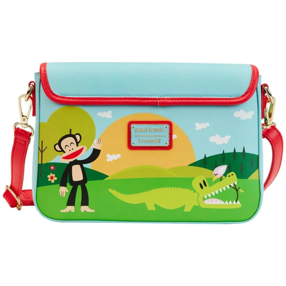 Paul Frank - Rainbow Group 7” Faux Leather Crossbody Bag