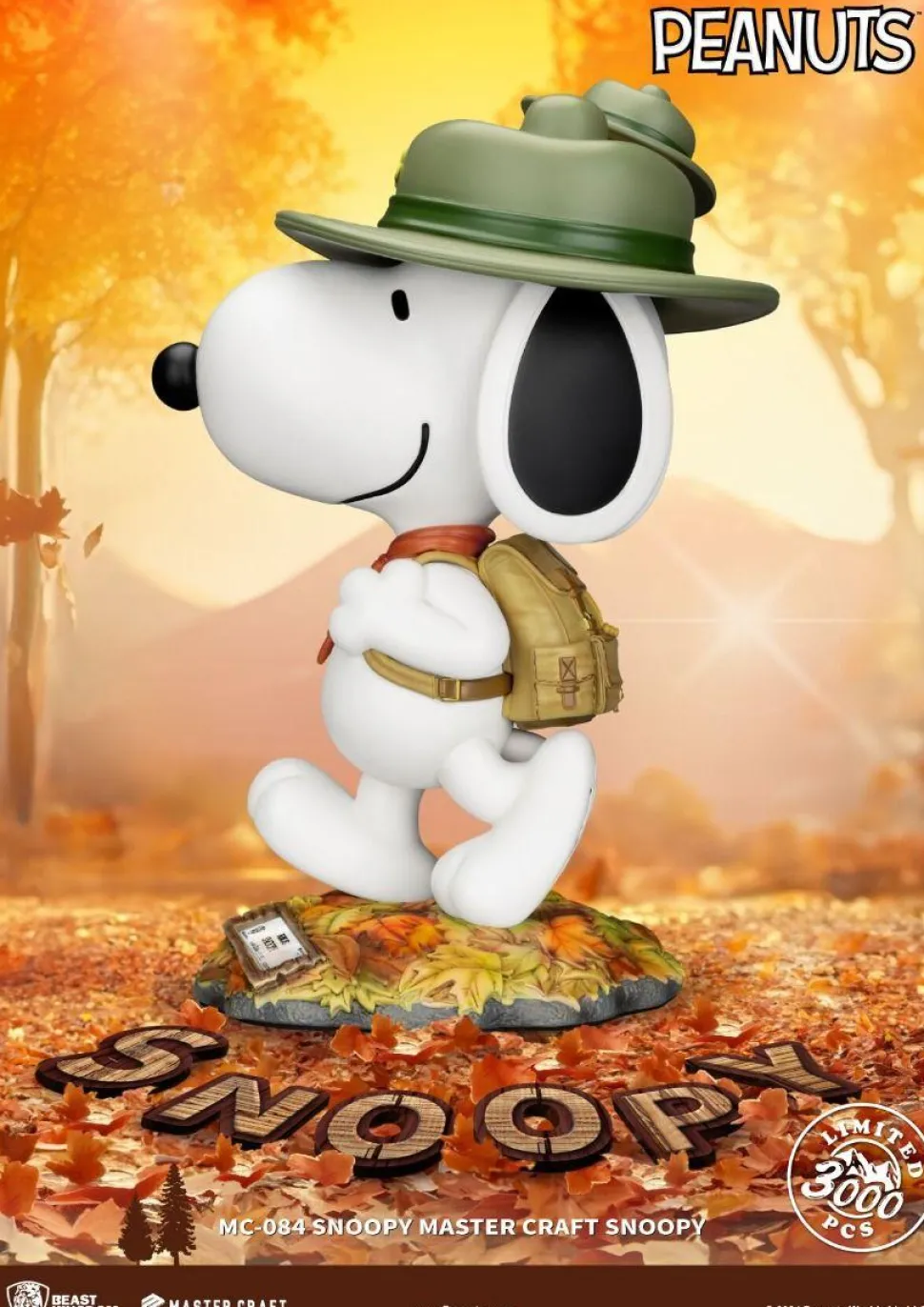 Peanuts - Camp Snoopy with Woodstock Master Craft 15" Statue