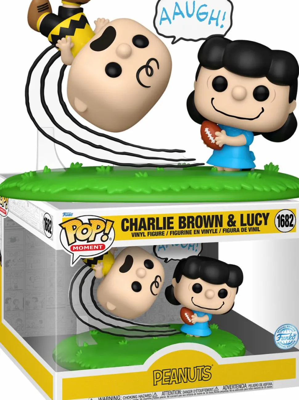 Peanuts - Charlie Brown & Lucy Pop! Moment Vinyl Figure