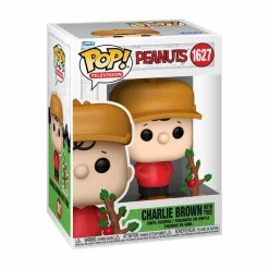 Peanuts - Charlie Brown with Tree Holiday Pop! Vinyl Figure