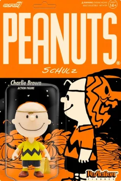 Peanuts - Charlie Brown with Halloween Mask ReAction 3.75” Action Figure