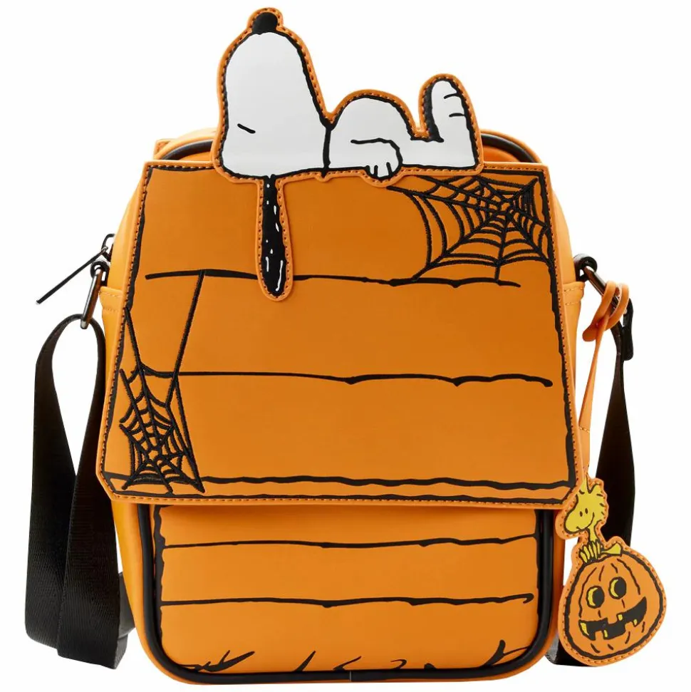 Peanuts - Great Pumpkin Snoopy Doghouse 8” Faux Leather Crossbody Bag