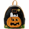 Peanuts - Great Pumpkin Snoopy Glow in the Dark 10” Faux Leather Mini Backpack