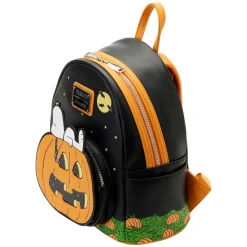 Peanuts - Great Pumpkin Snoopy Glow in the Dark 10” Faux Leather Mini Backpack
