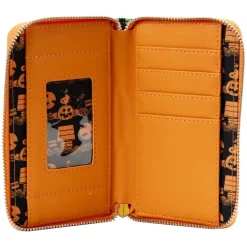 Peanuts - Great Pumpkin Snoopy Glow in the Dark 4” Faux Leather Zip-Around Wallet