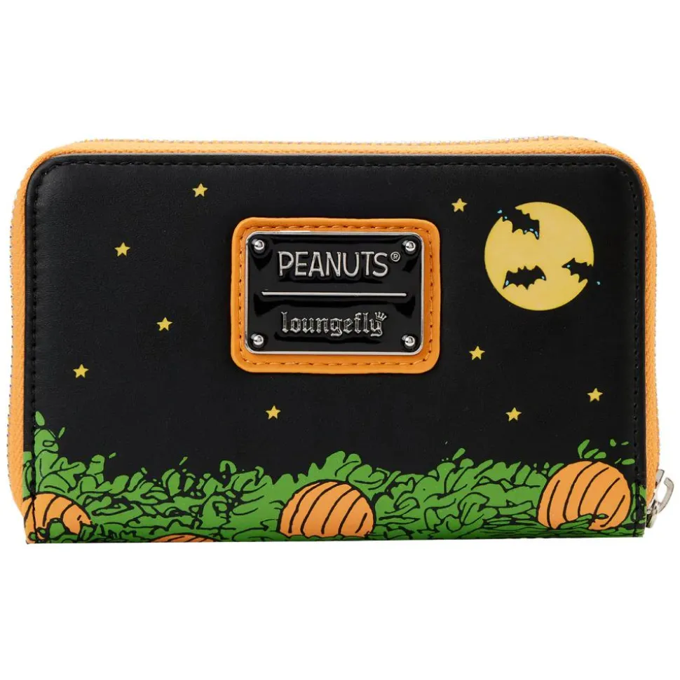 Peanuts - Great Pumpkin Snoopy Glow in the Dark 4” Faux Leather Zip-Around Wallet
