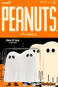 Peanuts - Linus & Lucy in Ghost Costume ReAction 3.75” Action Figure