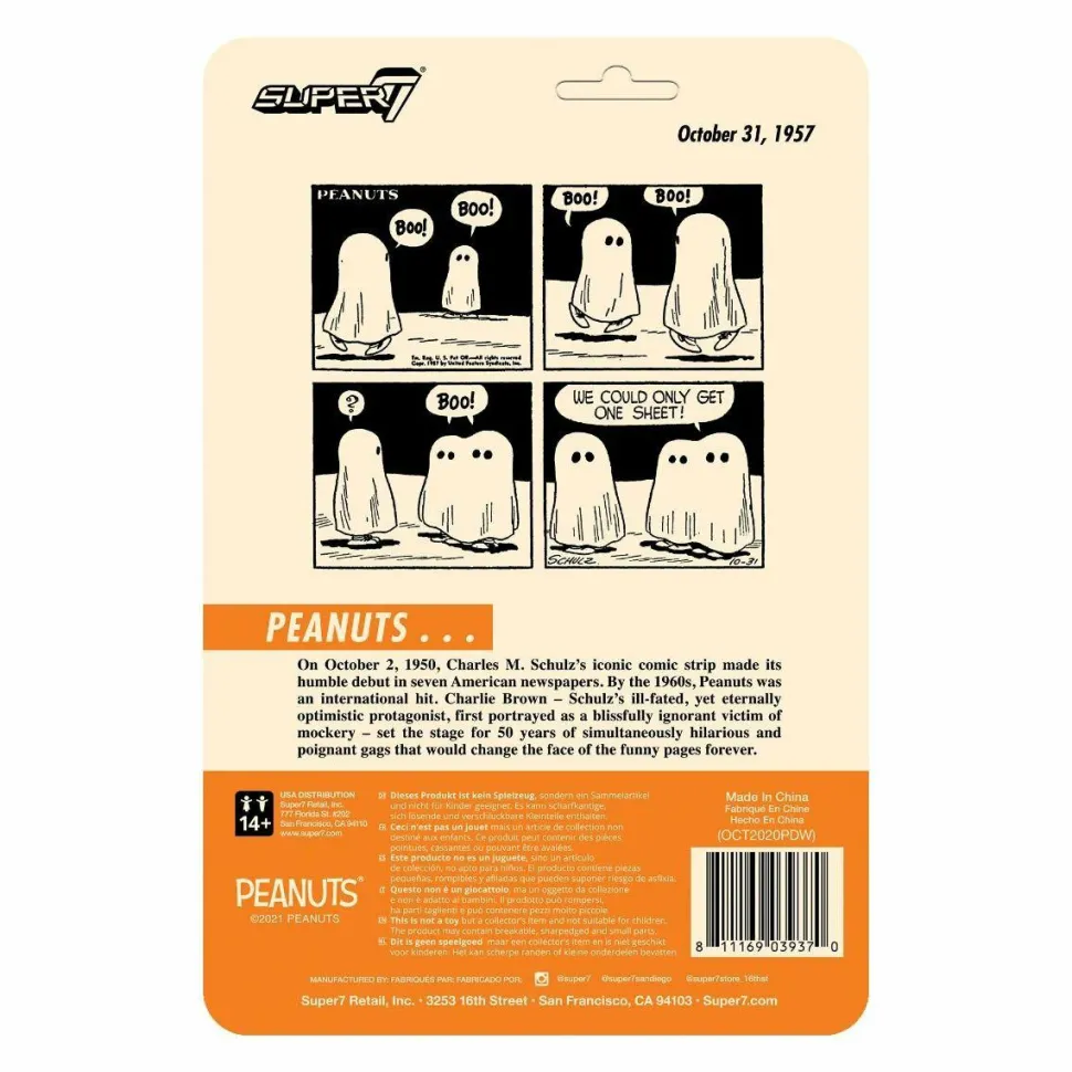 Peanuts - Linus & Lucy in Ghost Costume ReAction 3.75” Action Figure