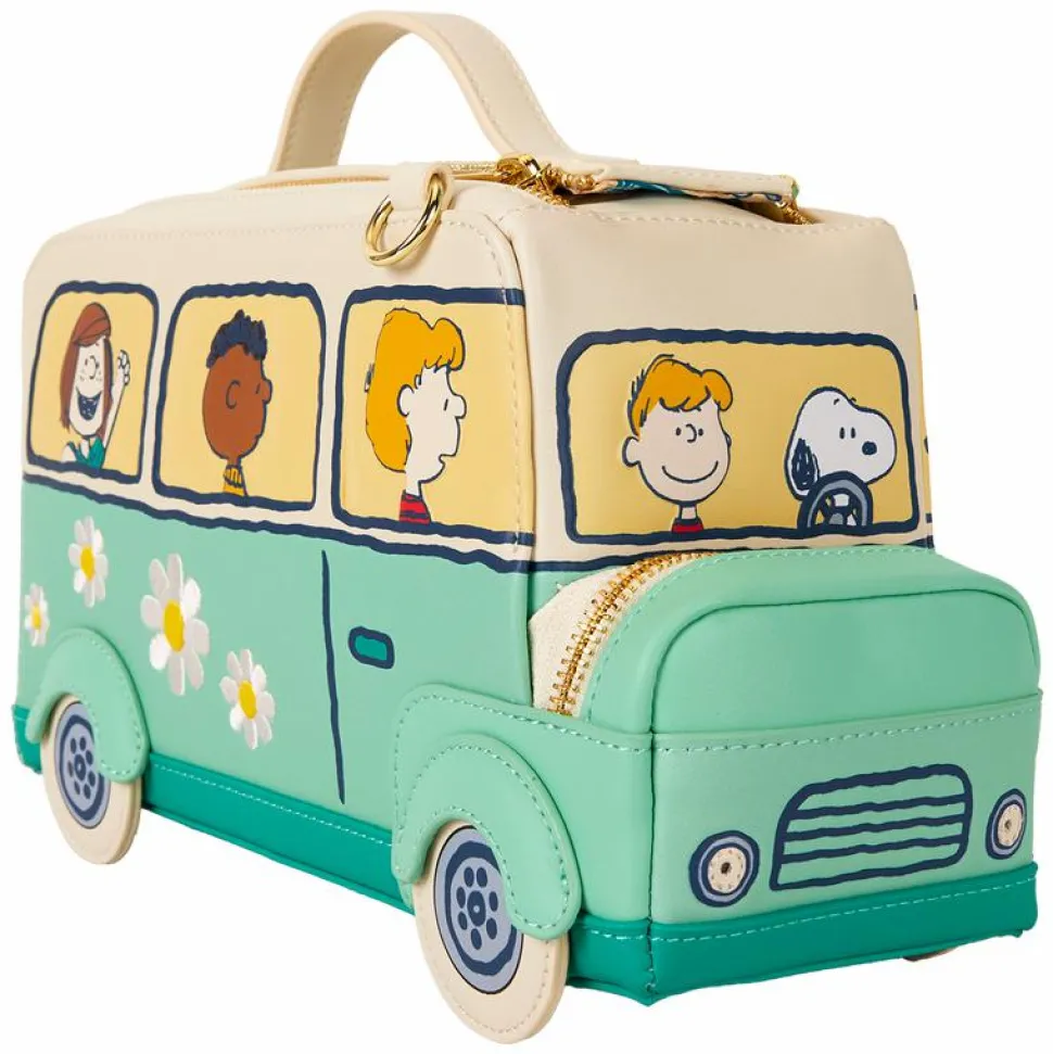 Peanuts - Road Trip Light Up 6" Faux Leather Crossbody Bag