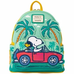 Peanuts - Snoopy & Woodstock Road Trip 10 Faux Leather Mini Backpack