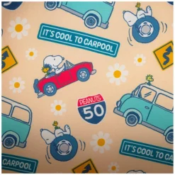 Peanuts - Snoopy & Woodstock Road Trip 10 Faux Leather Mini Backpack