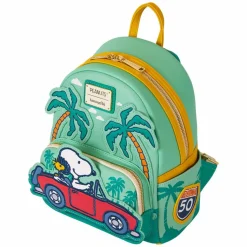 Peanuts - Snoopy & Woodstock Road Trip 10 Faux Leather Mini Backpack