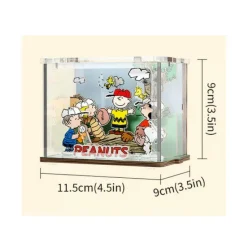 Peanuts - Snoopy Baseball Time DIY Mini Scene Wooden Construction Set (47 Pieces)