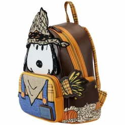Peanuts - Snoopy Scarecrow Cosplay 10" Faux Leather Mini Backpack