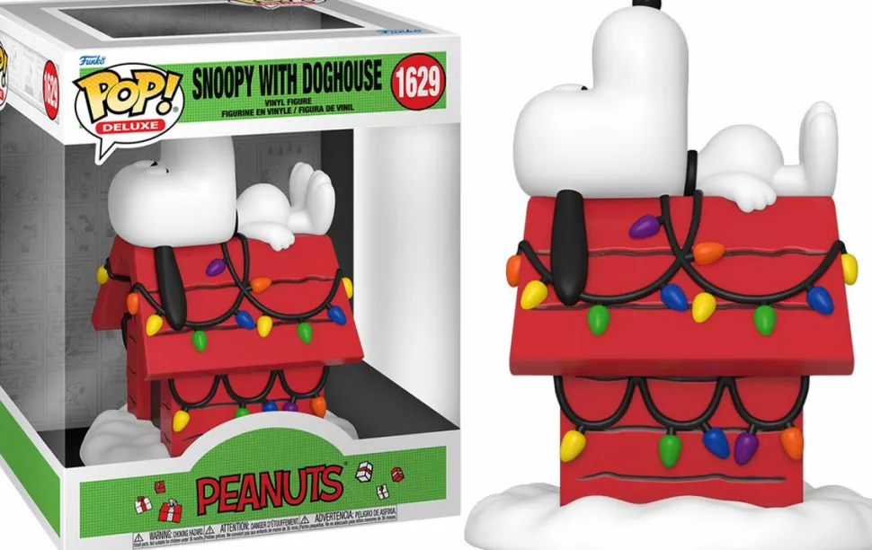 Peanuts - Snoopy with Doghouse Holiday Deluxe Pop! Vinyl Figure