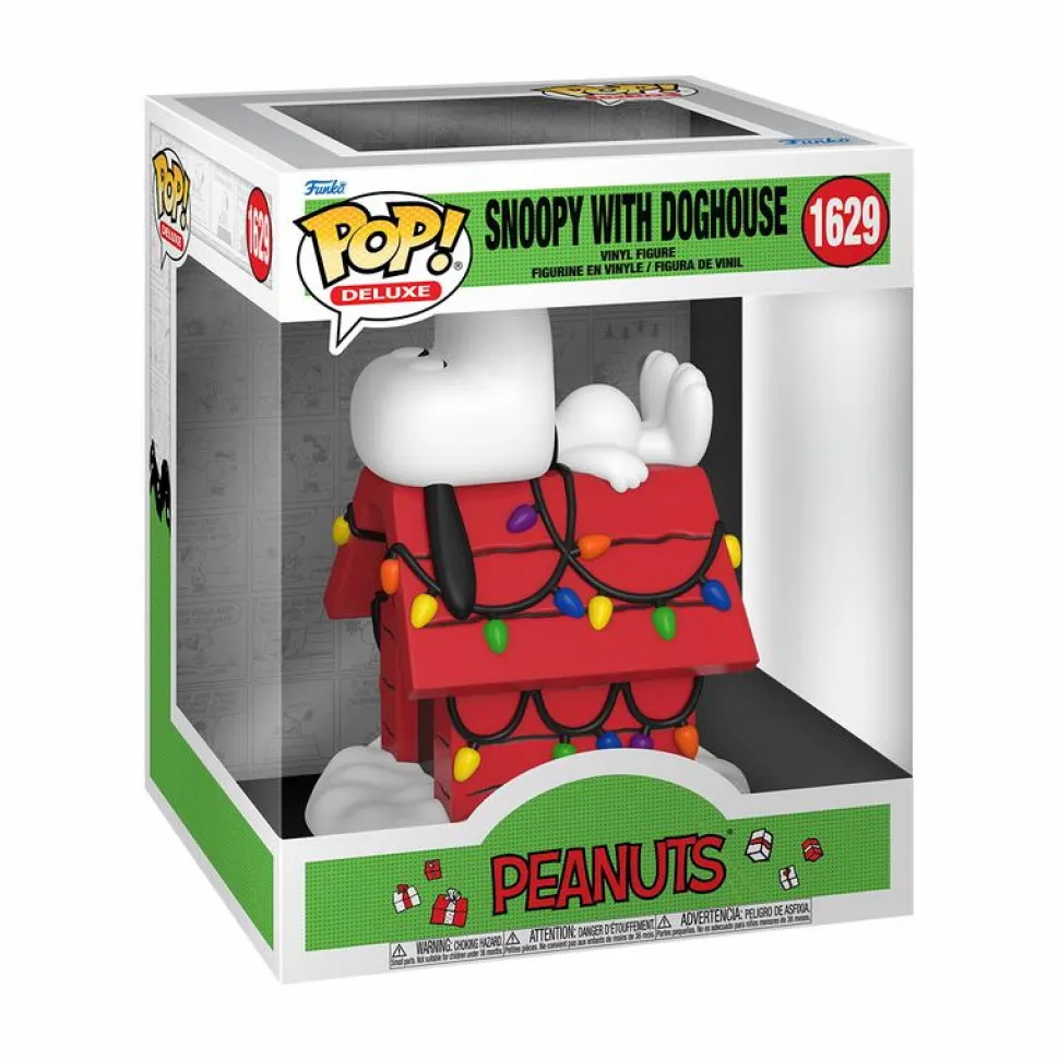 Peanuts - Snoopy with Doghouse Holiday Deluxe Pop! Vinyl Figure