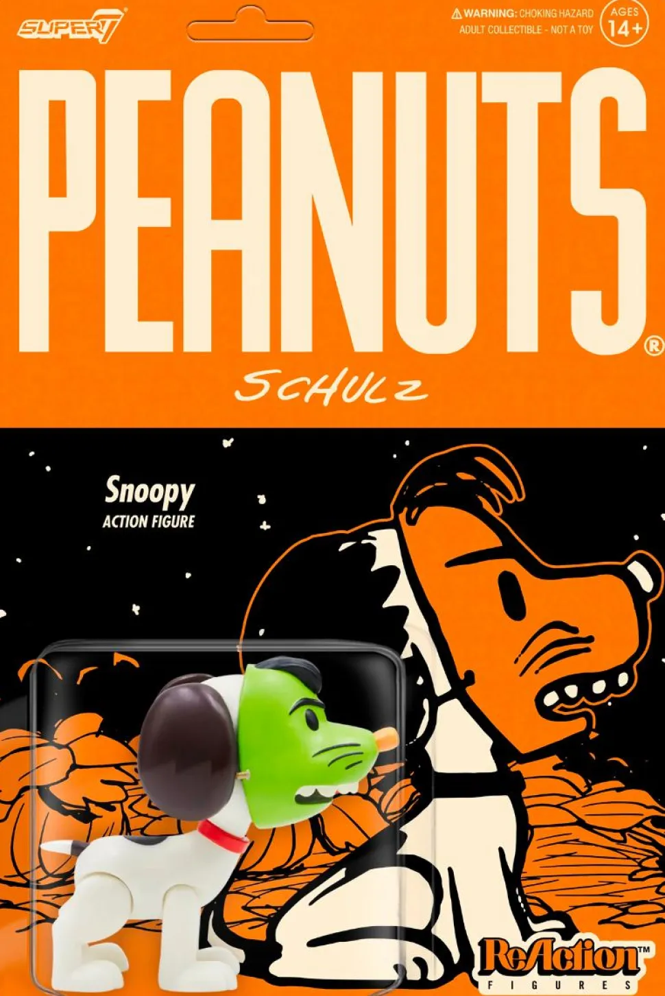 Peanuts - Snoopy with Halloween Mask ReAction 3.75” Action Figure