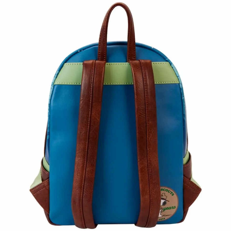 Peanuts - 50th Anniversary Snoopy's Beagle Scouts 10" Faux Leather Mini Backpack