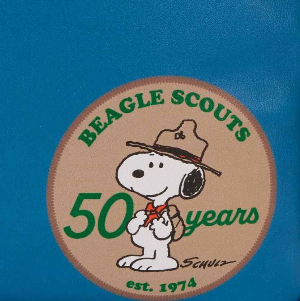 Peanuts - 50th Anniversary Snoopy's Beagle Scouts 10" Faux Leather Mini Backpack