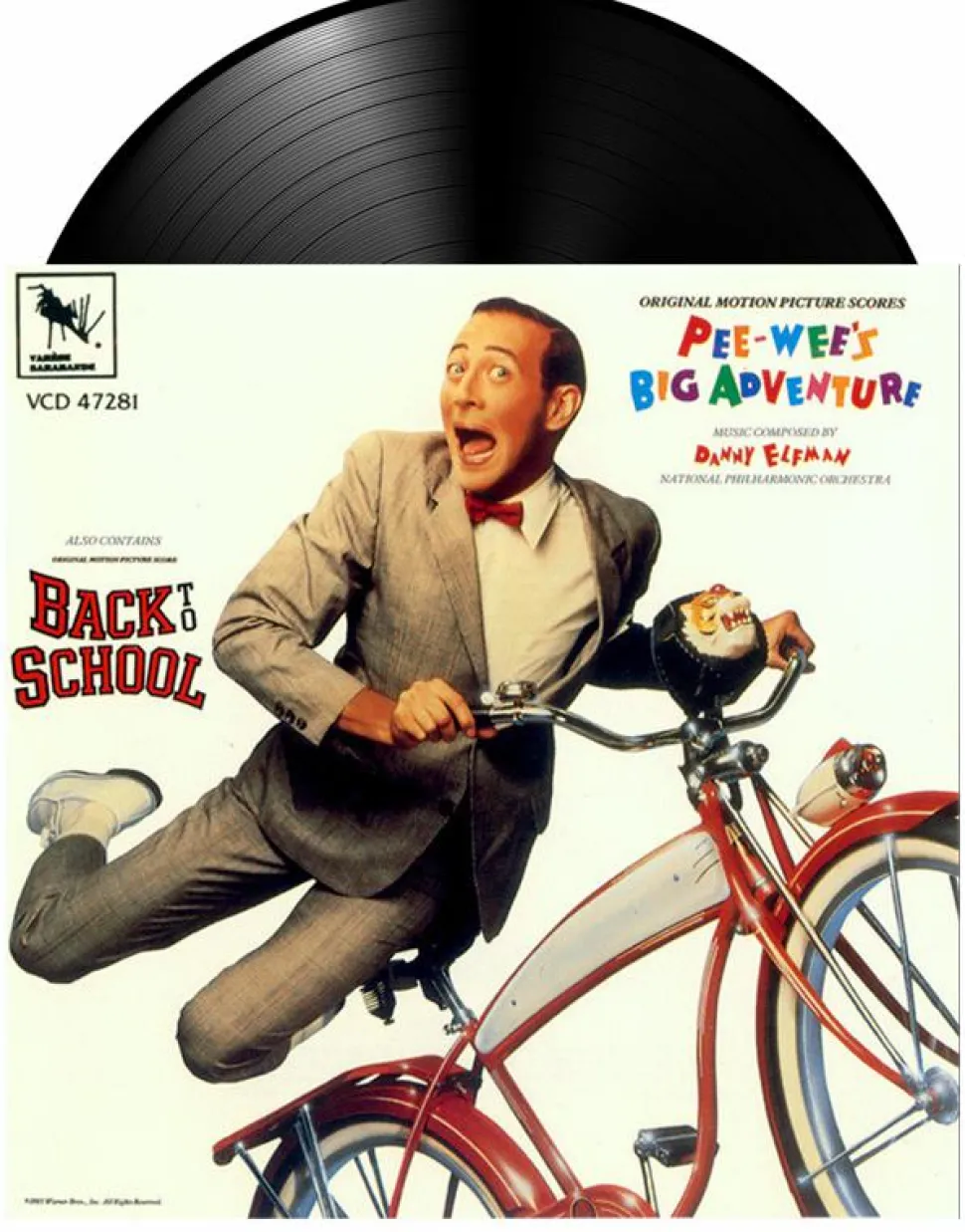 Pee-wee's Big Adventure / Back To School - Original Motion Picture Scores by Danny Elfman LP Vinyl Record