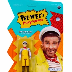 Pee-Wee’s Playhouse - Captain Carl ReAction 3.75” Action Figure
