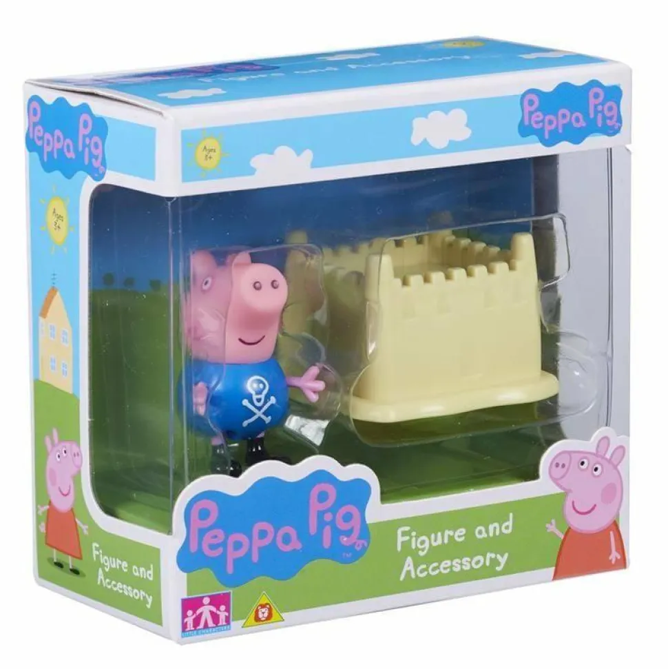 Peppa Pig - George Pig & Sandcastle 2” Action Figure
