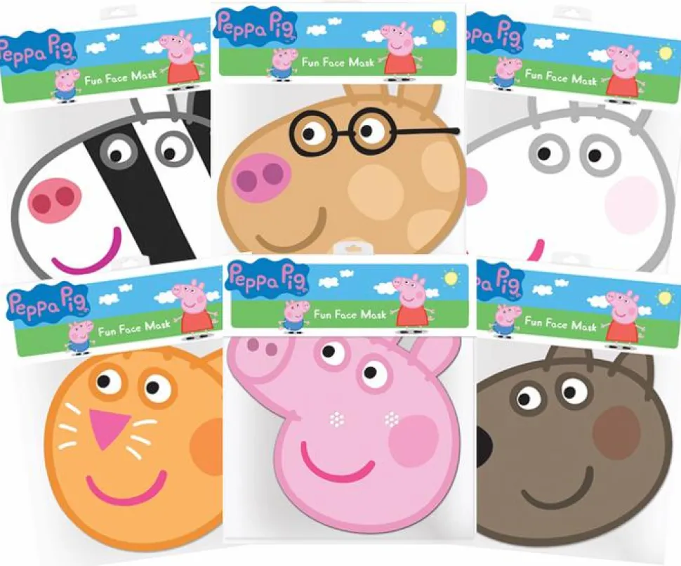 Peppa Pig - Peppa Pig & Friends Party Masks 6-Pack