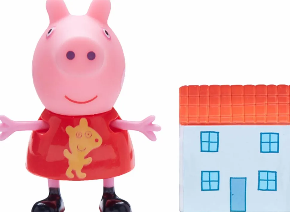 Peppa Pig - Peppa Pig & House 2” Action Figure