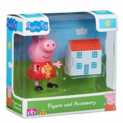 Peppa Pig - Peppa Pig & House 2” Action Figure