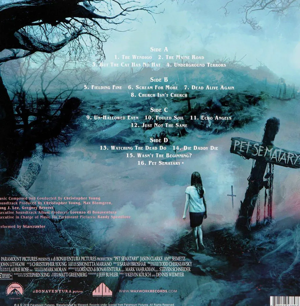 Pet Sematary (2019) - Original Motion Picture Soundtrack by Christopher Young 2xLP Vinyl Record (“Church” Coloured Vinyl)