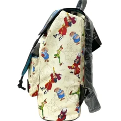 Peter Pan (1953) - Captain Hook Skull 14” Faux Leather Backpack
