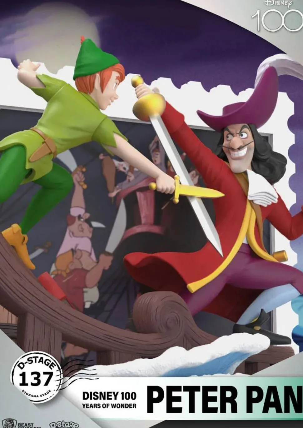 Peter Pan (1953) - Peter Pan Disney 100th Anniversary D-Stage 6" Diorama Statue