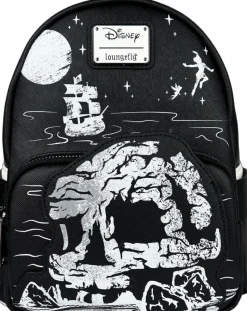 Peter Pan (1953) - Skull Rock 10" Faux Leather Mini Backpack