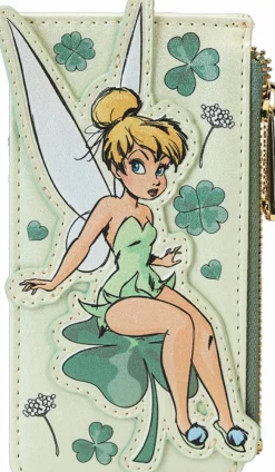 Peter Pan (1953) - Tinker Bell Clover 6" Faux Leather Card Holder