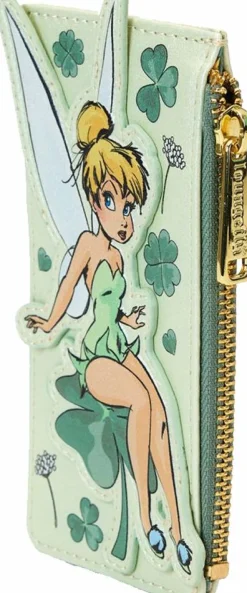 Peter Pan (1953) - Tinker Bell Clover 6" Faux Leather Card Holder