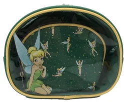 Peter Pan (1953) - Tinker Bell Faux Leather Zip-Around Cosmetics Bag Set