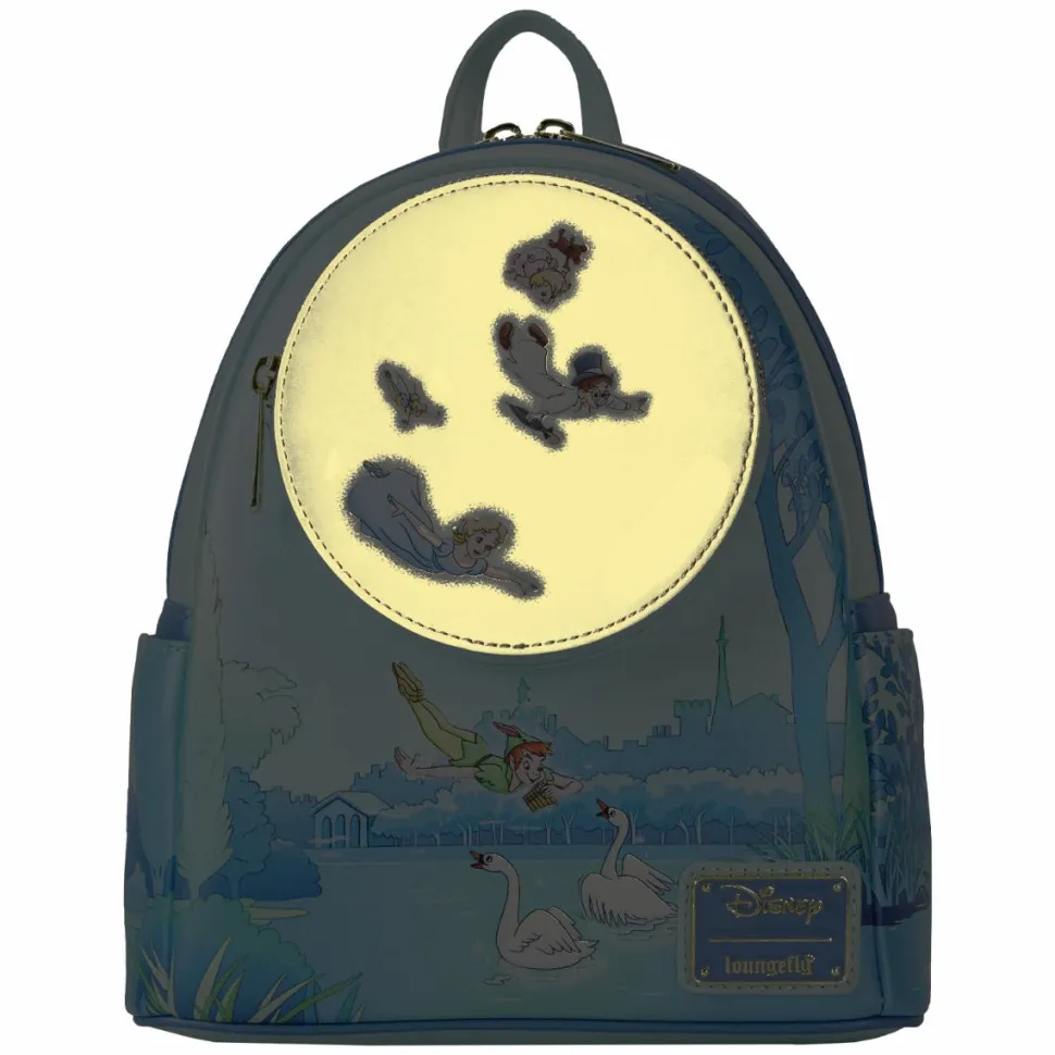 Peter Pan (1953) - You Can Fly Glow in the Dark 10" Faux Leather Mini Backpack
