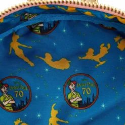 Peter Pan (1953) - You Can Fly 70th Anniversary 10” Faux Leather Mini Backpack