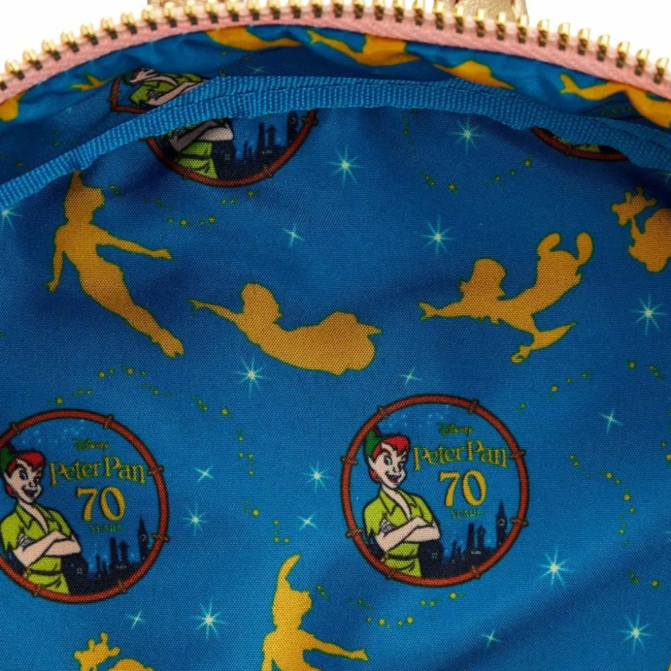 Peter Pan (1953) - You Can Fly 70th Anniversary 10” Faux Leather Mini Backpack