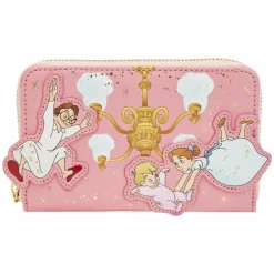 Peter Pan (1953) - You Can Fly 70th Anniversary 4” Faux Leather Zip-Around Wallet