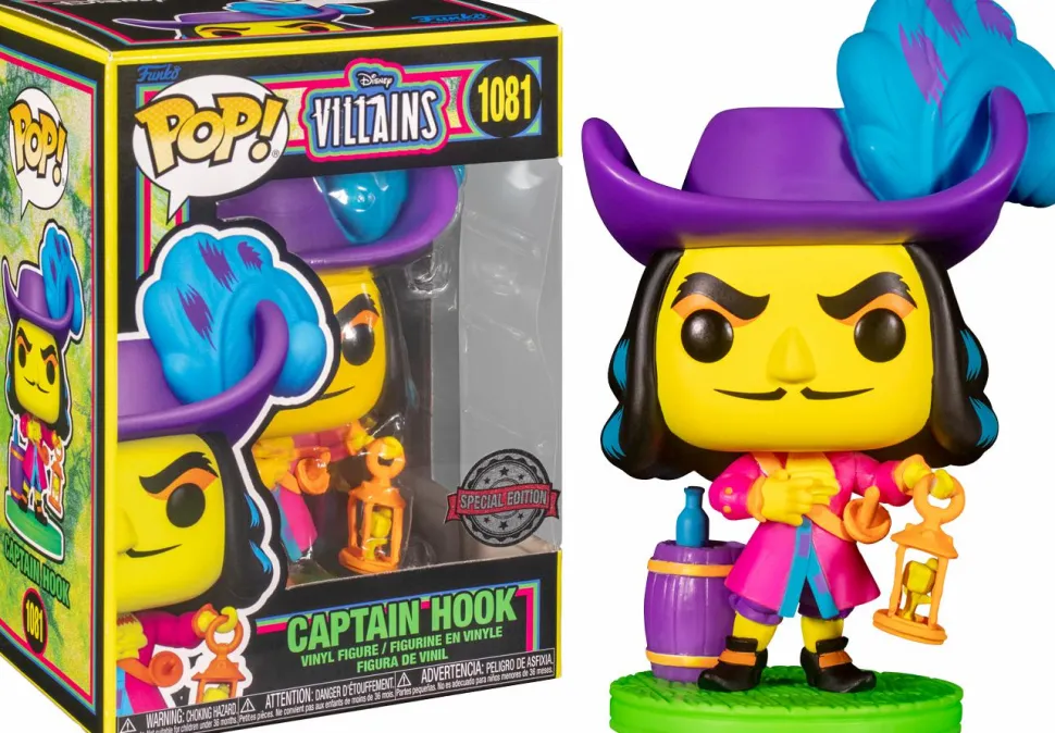 Peter Pan - Captain Hook Blacklight Pop! Vinyl Figure