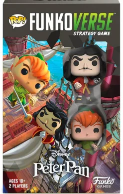 Peter Pan - Peter Pan & Captain Hook Pop! Funkoverse Strategy Board Game 2-Pack