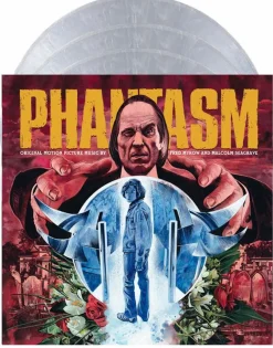 Phantasm - Original Motion Picture Score by Fred Myrow and Malcolm Seagrave 3xLP Vinyl Record ("Silver Sphere" Metallic Silver Coloured Vinyl)