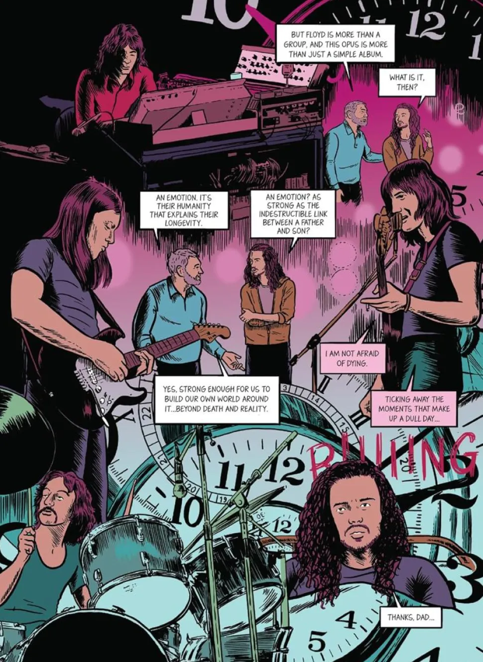 Pink Floyd - Pink Floyd in Comics! Hardcover Book
