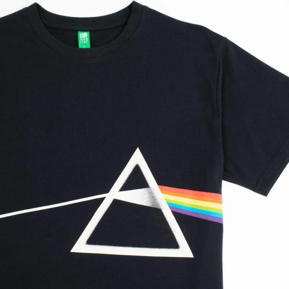 Pink Floyd - Pink Floyd x Habitat Dark Side of the Moon Black T-Shirt
