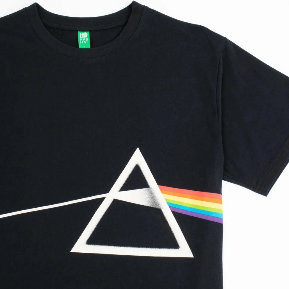 Pink Floyd - Pink Floyd x Habitat Dark Side of the Moon Black T-Shirt